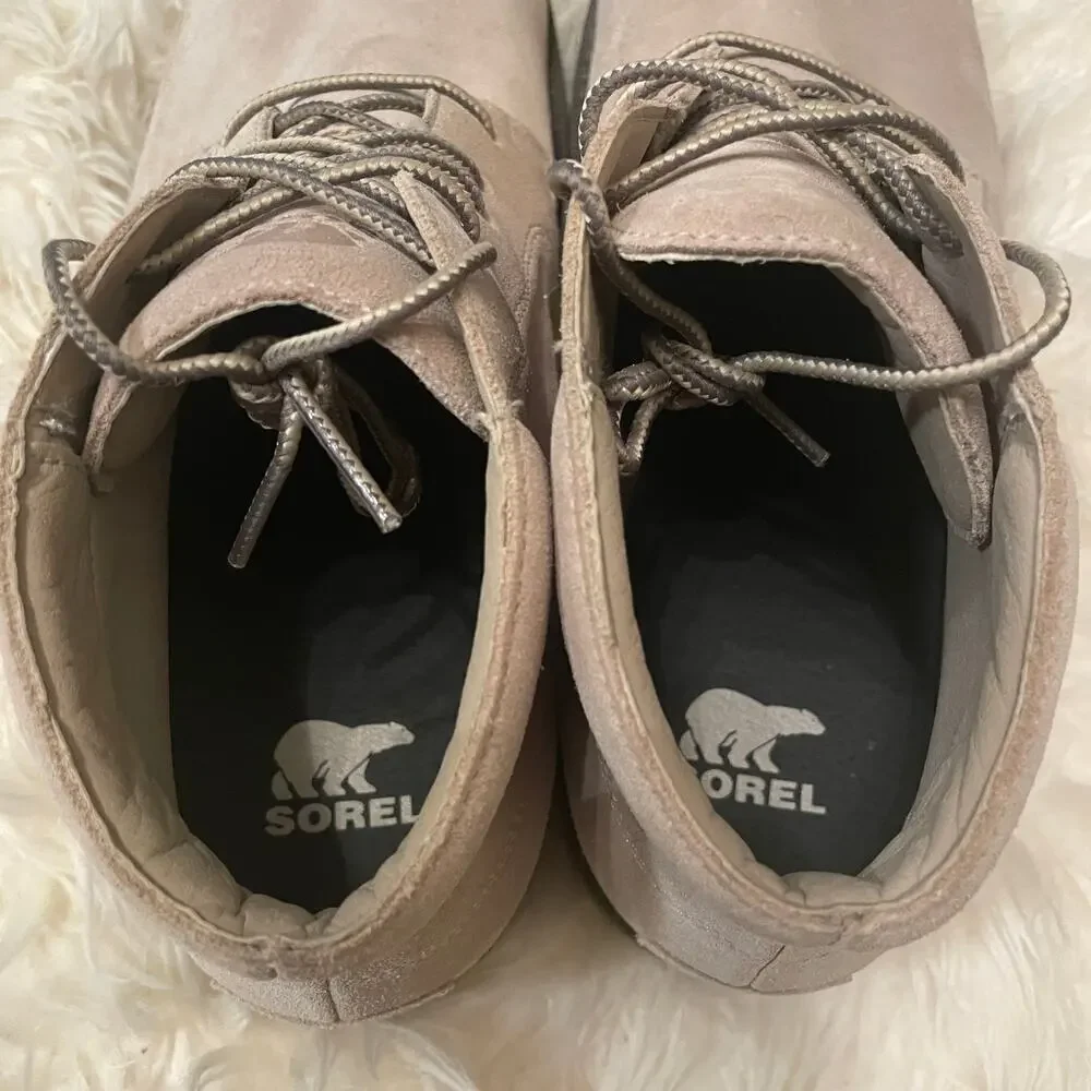 Sorel Men's 13 NM3848 Madison 2 Chukka Boots | Suede Leather, Taupe, Lug Sole